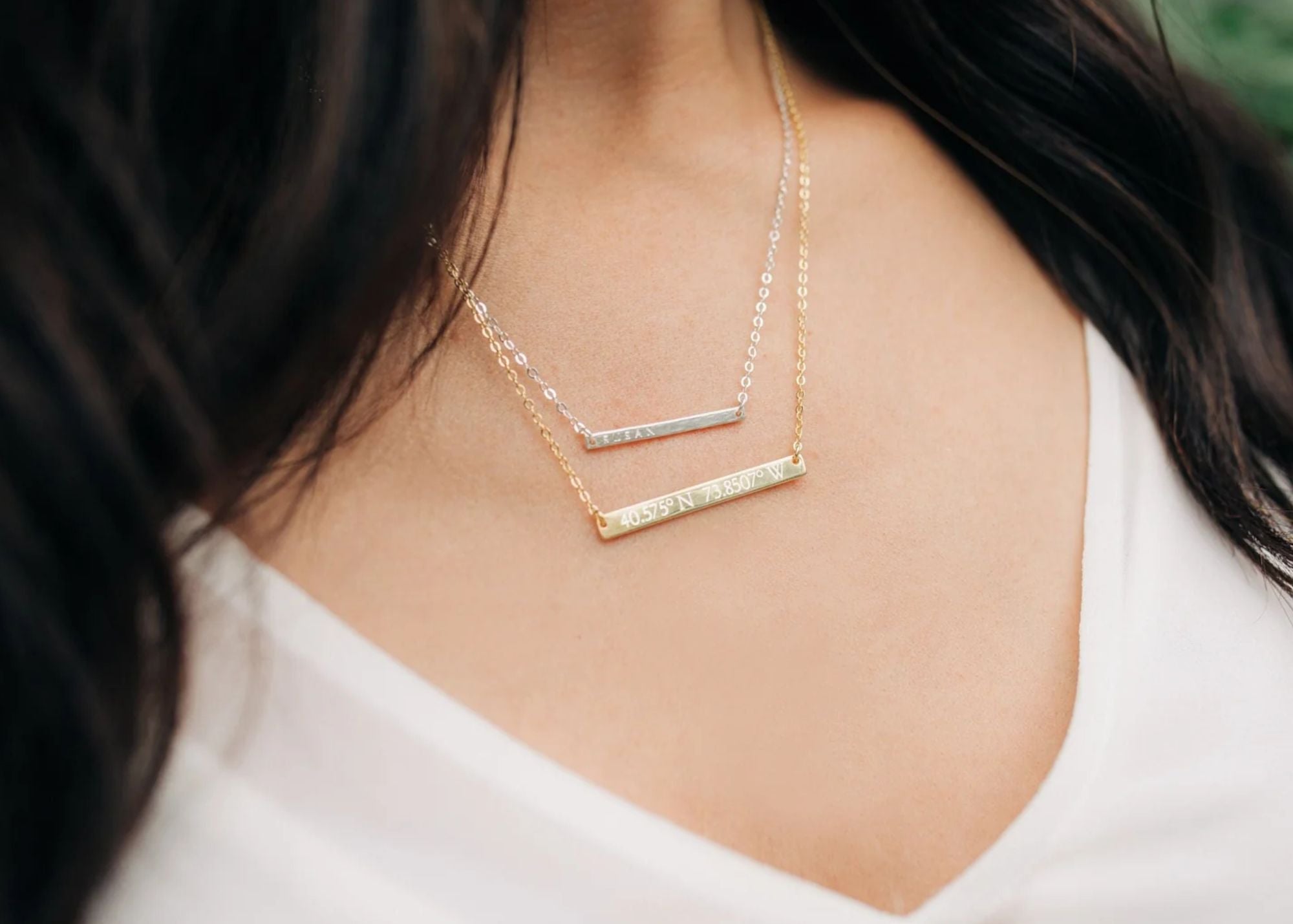 personalized jewelry from Susabella-coordinate necklaces
