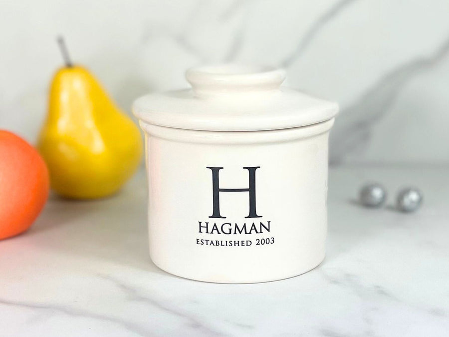 French butter crock personalized gift