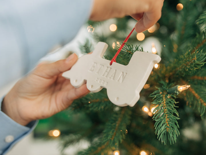 Personalized Train Ornament - First Christmas Ornament 2025