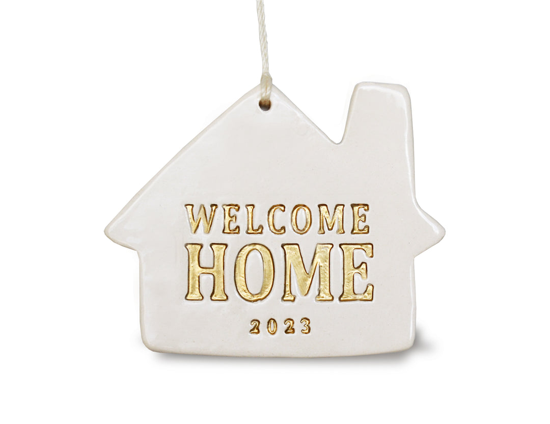 Welcome Home Christmas Ornament - "Welcome Home" + Year - READY TO SHIP