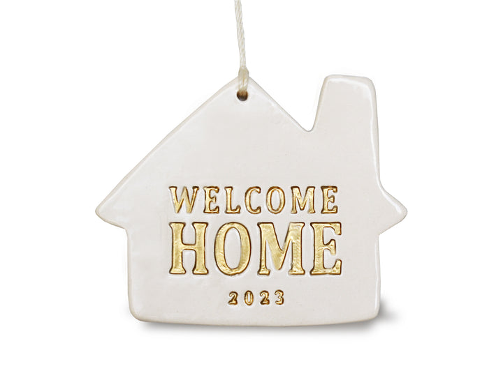 Welcome Home Christmas Ornament - "Welcome Home" + Year - READY TO SHIP