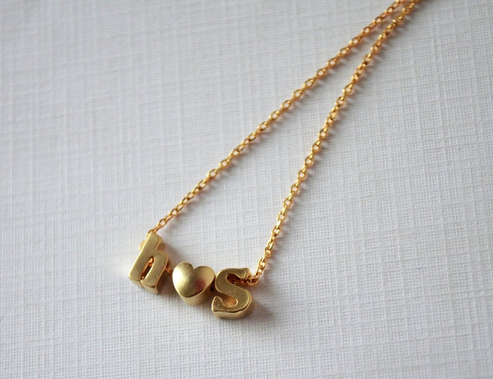 Bracelet set, Initial Bracelet, Personalized Bridesmaid Gift, Dainty Bracelet, Gift for Her, Mom Gift, Silver, Gold, Rose Gold