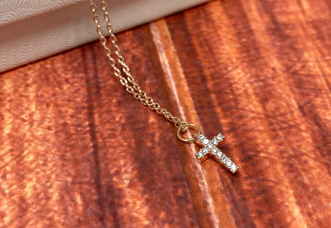 Confirmation Gift, Irish Blessing Baptism Gift, First Communion Gift, Godchild Gift, Heart Keepsake Box with Diamond Cross Necklace