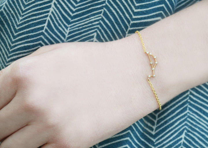 Constellation Bracelet, Zodiac Constellation Jewelry, Astrology Constellation, Horoscope Bracelet, Zodiac Jewelry, Gift for Her