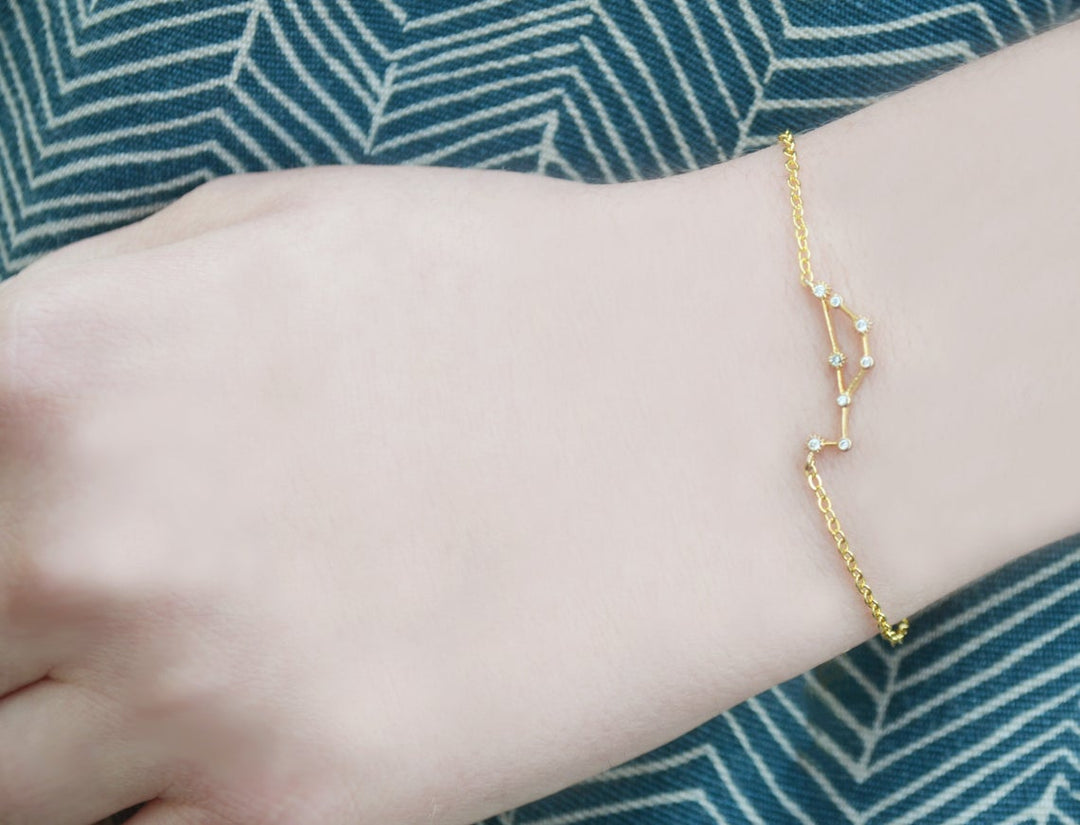 Constellation Bracelet, Zodiac Constellation Jewelry, Astrology Constellation, Horoscope Bracelet, Zodiac Jewelry, Gift for Her
