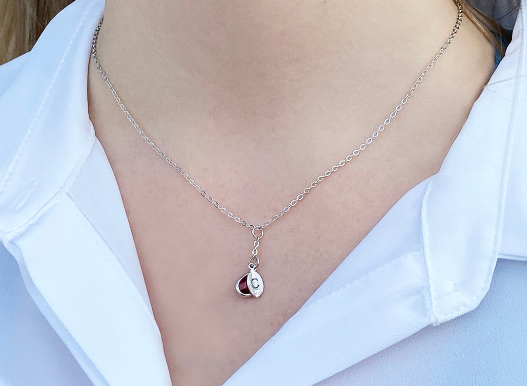 Family Tree Necklace, Mom Necklace, Personalized Birthstone Necklace, Push Present, Initial Necklace, Mom Gift, Grandma Necklace