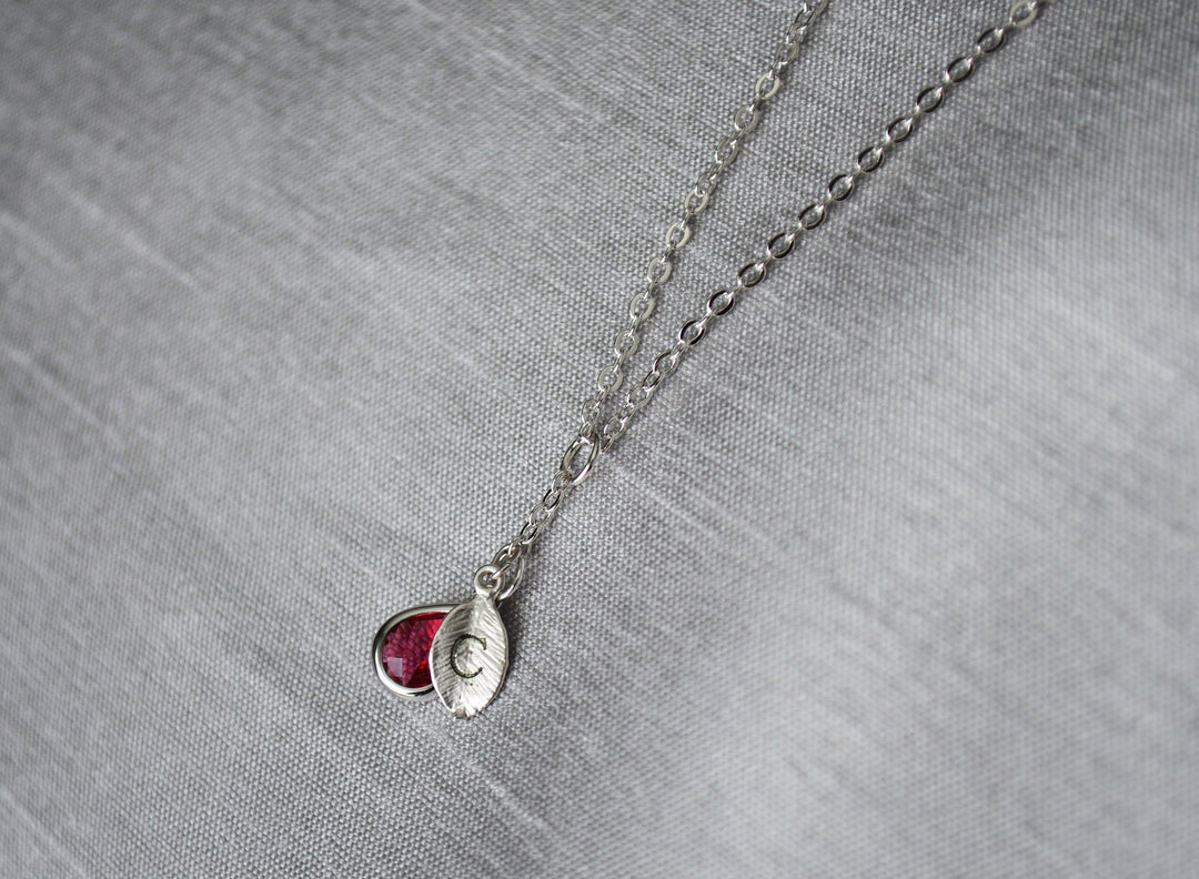 Family Tree Necklace, Mom Necklace, Personalized Birthstone Necklace, Push Present, Initial Necklace, Mom Gift, Grandma Necklace