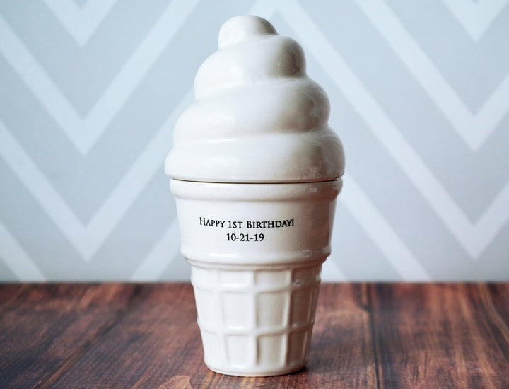 Ice Cream Box - Baby Birthday Gift, Kid's Birthday Gift, Baby Gift, Child Gift, First Birthday Gift, 1st Birthday Gift - Personalized Gift