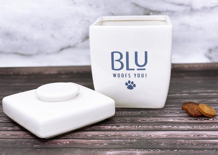 Large Personalized Dog Treat Jar, Dog Gift, Puppy Gift, Dog Lover Gift, Treat Jar with Name or Logo