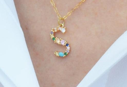 letter necklace