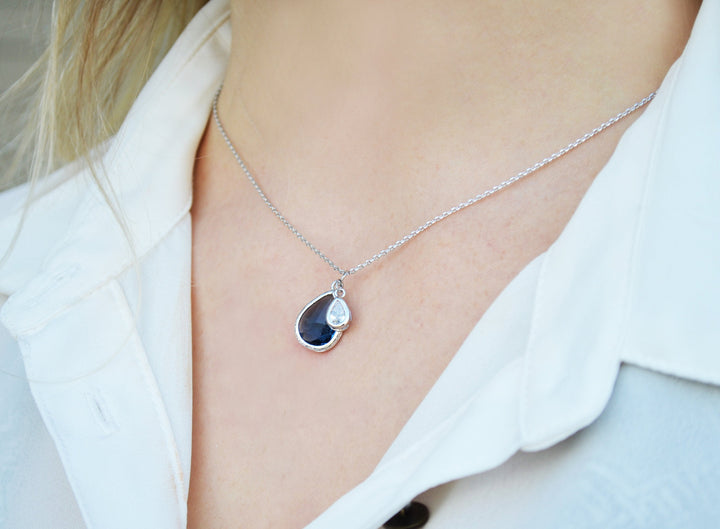 Mom Christmas Gift, Personalized Necklace For Mom, Mommy and Me Necklace, Push Present, Family Necklace, Birthstone Necklace, New Mom Gift