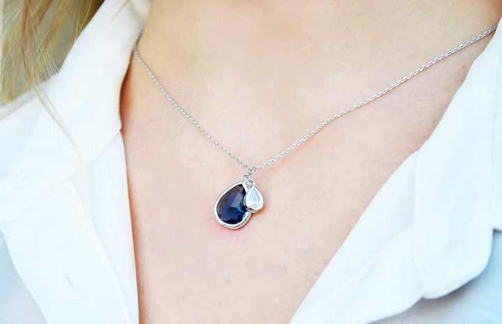 Mom Christmas Gift, Personalized Necklace For Mom, Mommy and Me Necklace, Push Present, Family Necklace, Birthstone Necklace, New Mom Gift