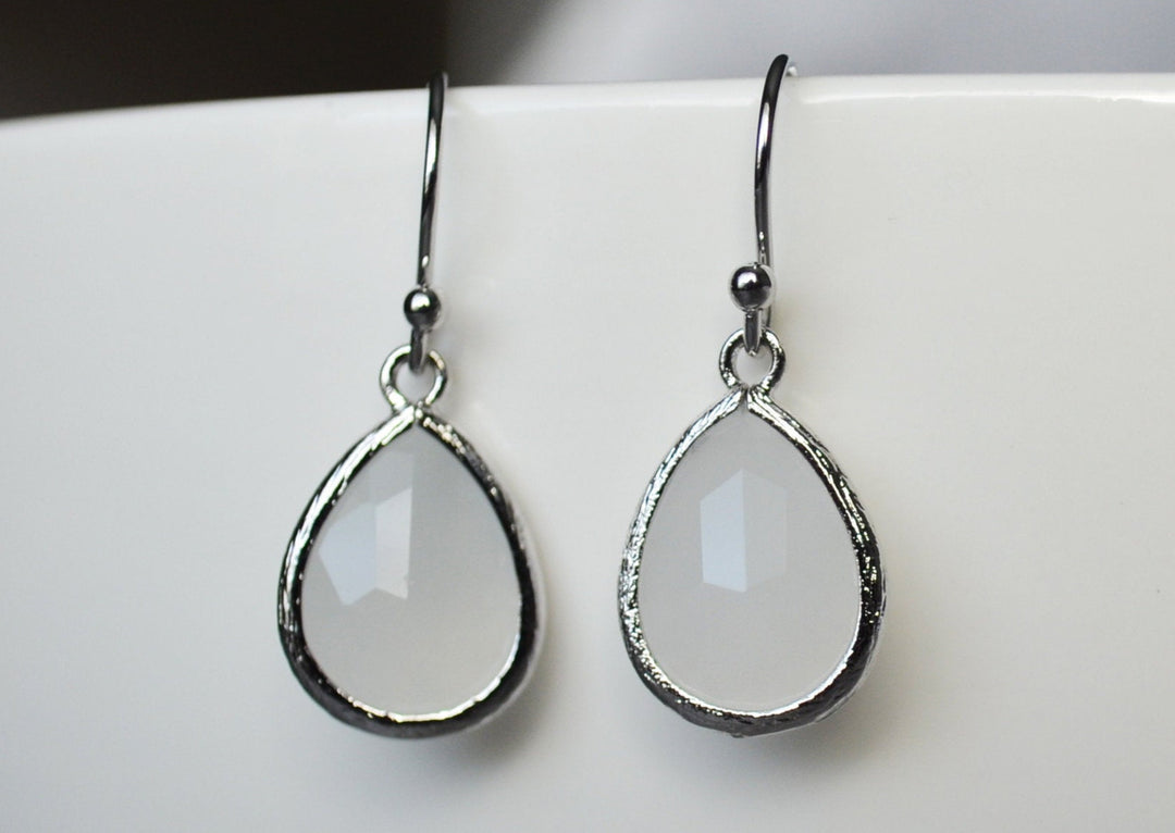Moonstone earrings, June Birthstone Gift, June Birthstone earrings, Bridesmaid earrings, June Birthday Gift for Her, Tear Drop Earrings