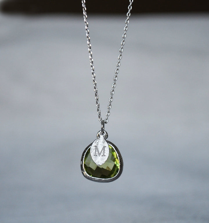 Peridot Earrings, August Birthstone Gift,  August Birthstone earrings, Peridot Jewelry Set
