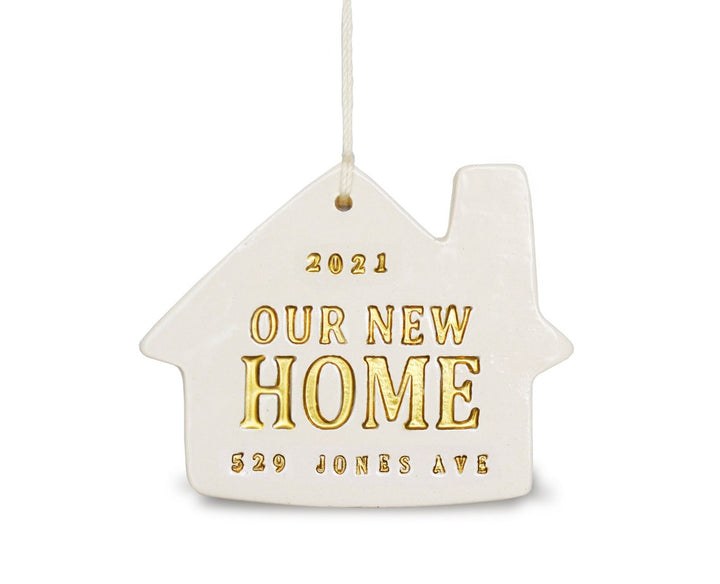 Personalized Christmas Ornament - Our First or Our New Home 2025