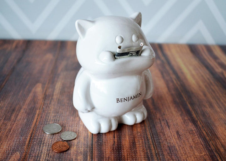 Personalized Monster Bank - Child Birthday Gift, 1st Birthday Gift, Baby Gift, Gift for Kids - Custom Bank with Name