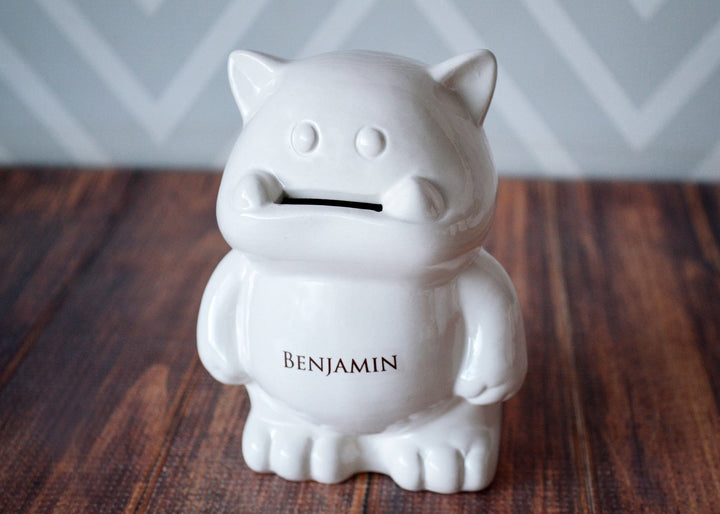 Personalized Monster Bank - Child Birthday Gift, 1st Birthday Gift, Baby Gift, Gift for Kids - Custom Bank with Name