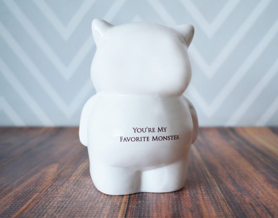 Personalized Monster Bank - Child Birthday Gift, 1st Birthday Gift, Baby Gift, Gift for Kids - Custom Bank with Name