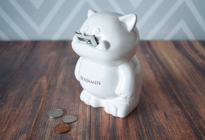 Personalized Monster Bank - Child Birthday Gift, 1st Birthday Gift, Baby Gift, Gift for Kids - Custom Bank with Name