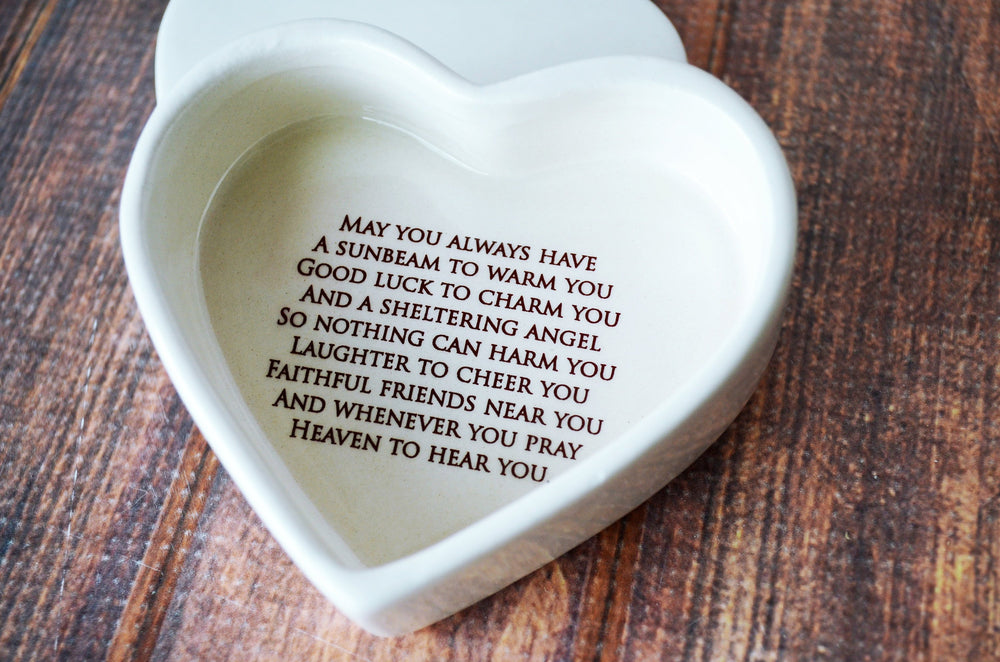 Irish Blessing inside keepsake box