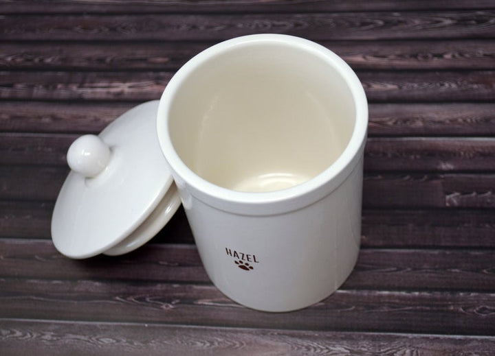 Personalized Dog Treat Jar, Dog Gift, Puppy Gift, Dog Lover Gift, Treat Jar with Name