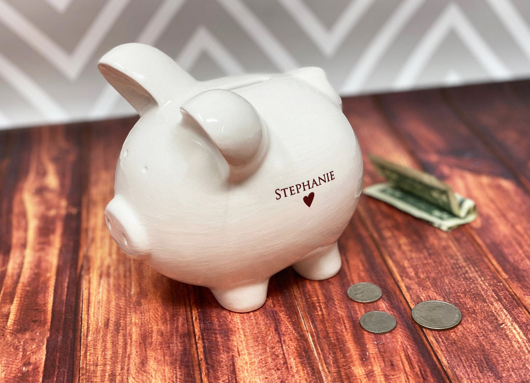 Piggy Bank for Boys and Girls, Baptism Gift, Baby Gift, First Communion Gift, Personalized Bank, Great Gift for a Child
