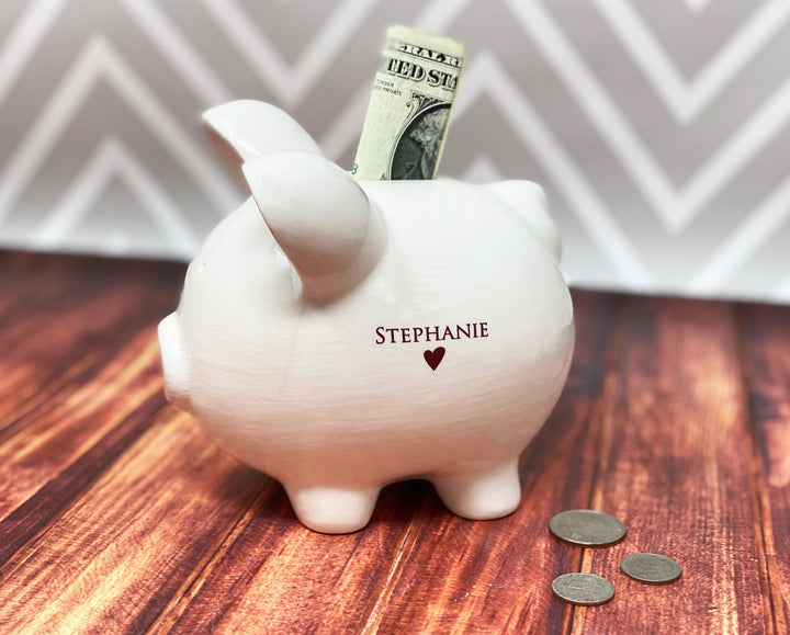 Piggy Bank for Boys and Girls, Baptism Gift, Baby Gift, First Communion Gift, Personalized Bank, Great Gift for a Child