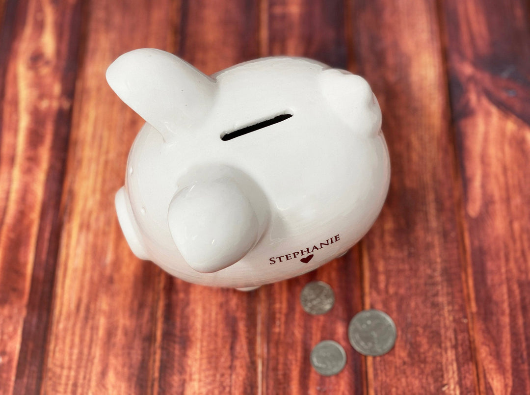 Piggy Bank for Boys and Girls, Baptism Gift, Baby Gift, First Communion Gift, Personalized Bank, Great Gift for a Child