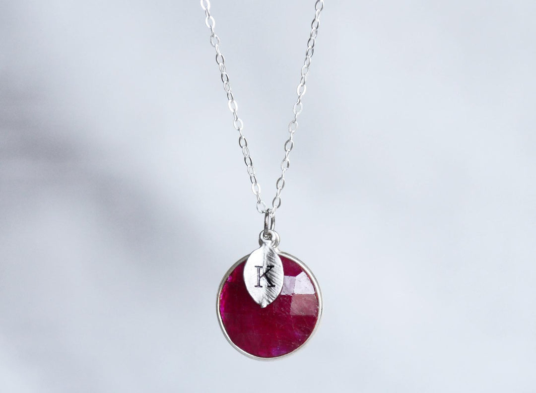 Ruby Earrings, July Birthstone Earrings, July Birthday Gift, Ropada Stone,  Round Birthstone, Sterling Silver, Ruby Jewelry, Bridesmaid Gift