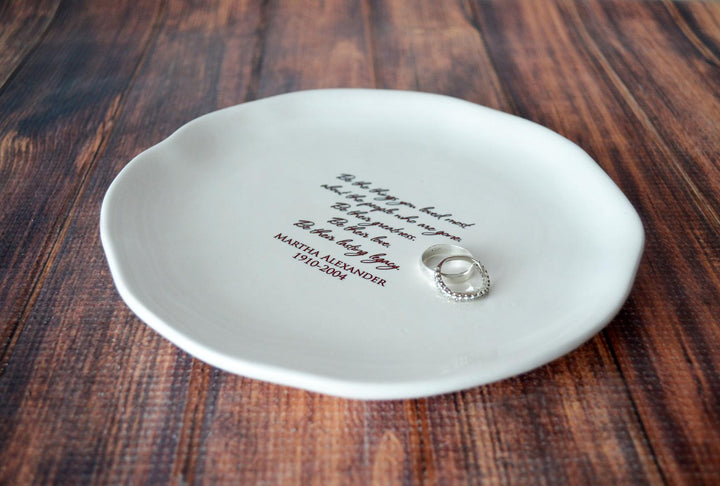 Sympathy Gift, Memorial Gift, Sympathy Tray, Be the things you loved most about the people who are gone, In Memory of Gift