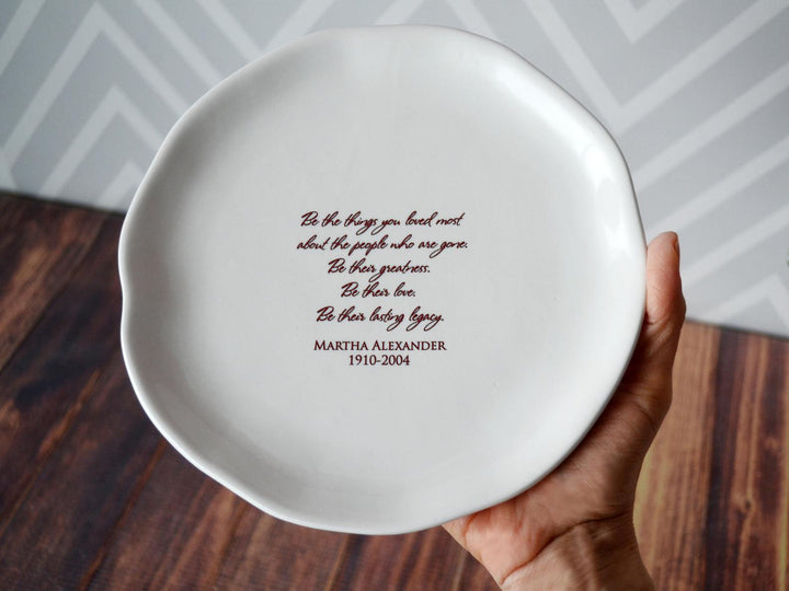 Sympathy Gift, Memorial Gift, Sympathy Tray, Be the things you loved most about the people who are gone, In Memory of Gift