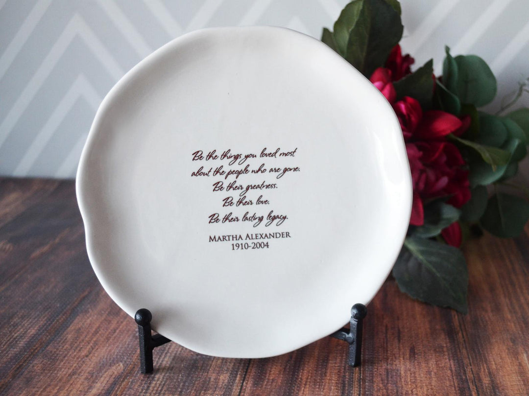 Sympathy Gift, Memorial Gift, Sympathy Tray, Be the things you loved most about the people who are gone, In Memory of Gift