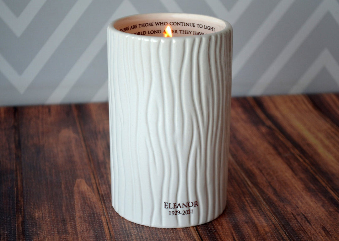 Sympathy Gift, Sympathy Candle, Tall Sympathy Votive, Sympathy Vase, There are those who continue to light up the world long after they...