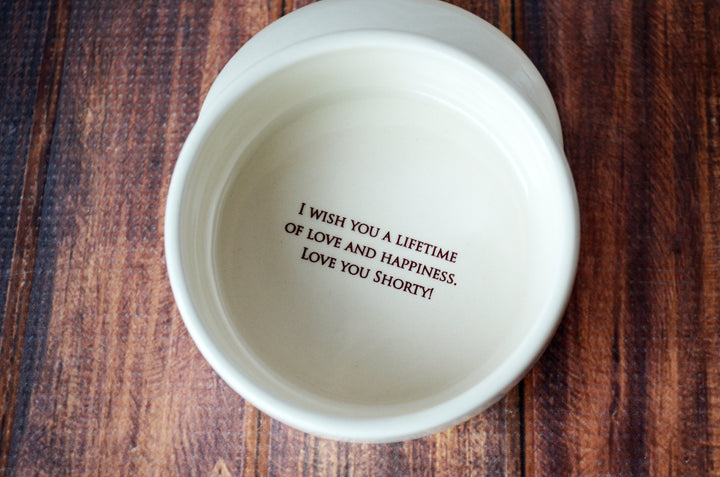 Wedding Gift for Daughter from Mom, Daughter Wedding Gift, Bride Gift - The Love Between a Mother and Daughter is Forever - Round Keepsake Box