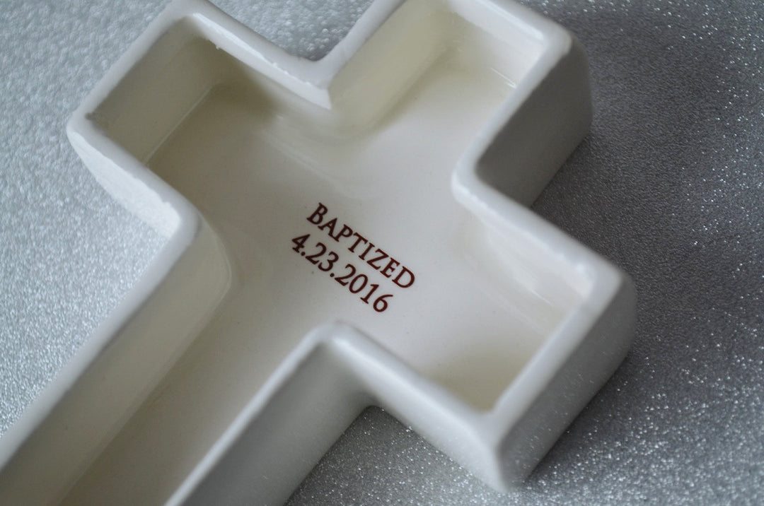 Personalized Cross Box + Necklace, Religious Gift