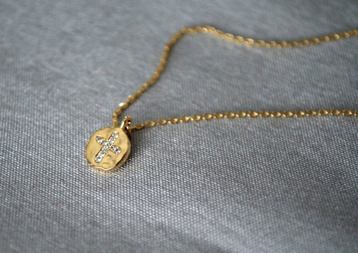 Personalized Cross Box + Necklace, Religious Gift