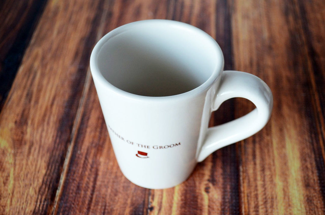 Mother of the Bride or Groom Gift, Father of the Bride or Groom Gift, Parent Wedding Gift - Individual or Set of Coffee Mugs