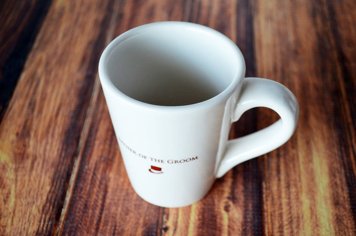 Mother of the Bride or Groom Gift, Father of the Bride or Groom Gift, Parent Wedding Gift - Individual or Set of Coffee Mugs