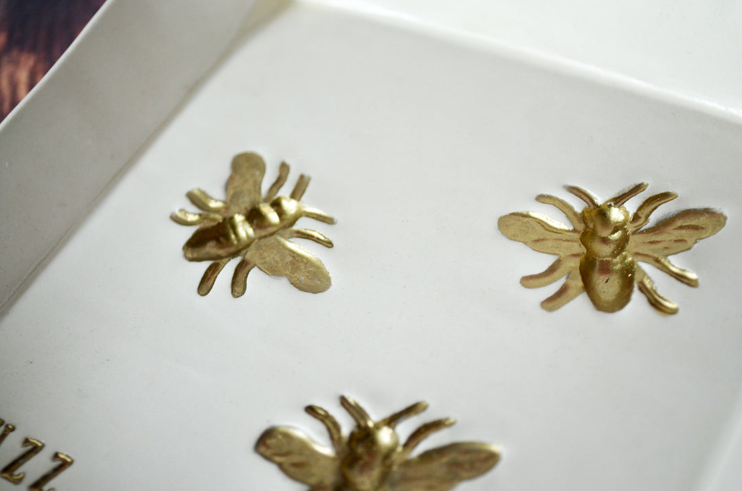 Friend Gift, Best Friend Gift, Coworker Gift, Friend Gift Idea, Bee Lover Gift, Bee Gift, Unique Gift - Square Tray