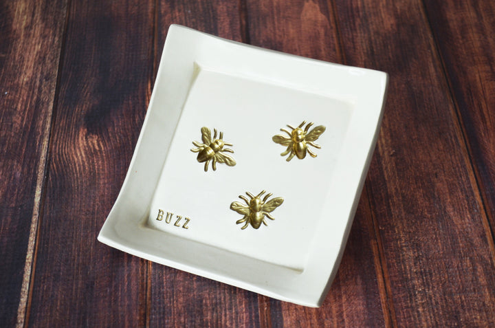 Friend Gift, Best Friend Gift, Coworker Gift, Friend Gift Idea, Bee Lover Gift, Bee Gift, Unique Gift - Square Tray