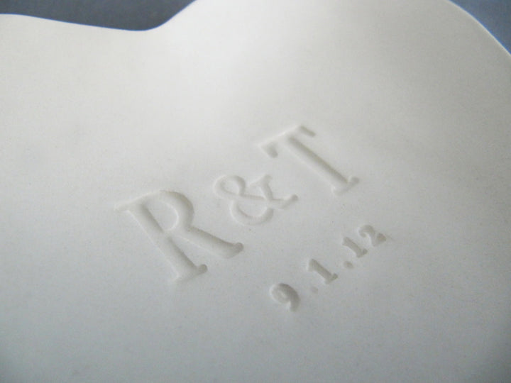 Personalized Heart Bowl - Wedding or Housewarming Gift