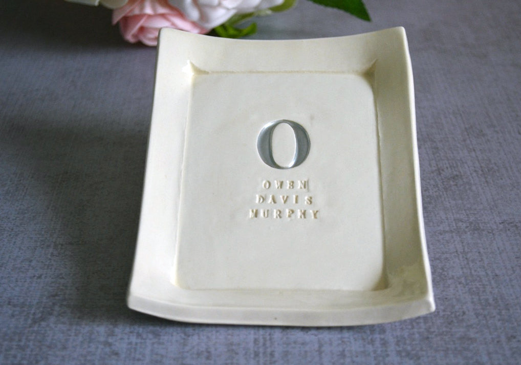 Baptism Gift or First Communion Gift - Personalized Miniature Platter