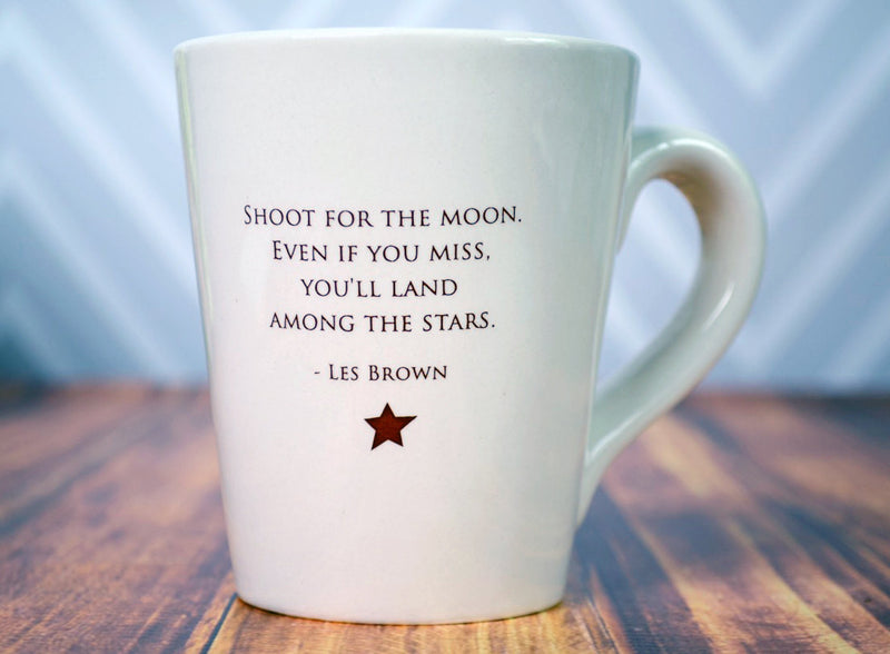 Unique Graduation Gift - Shoot for the moon. Even if you miss, you&
