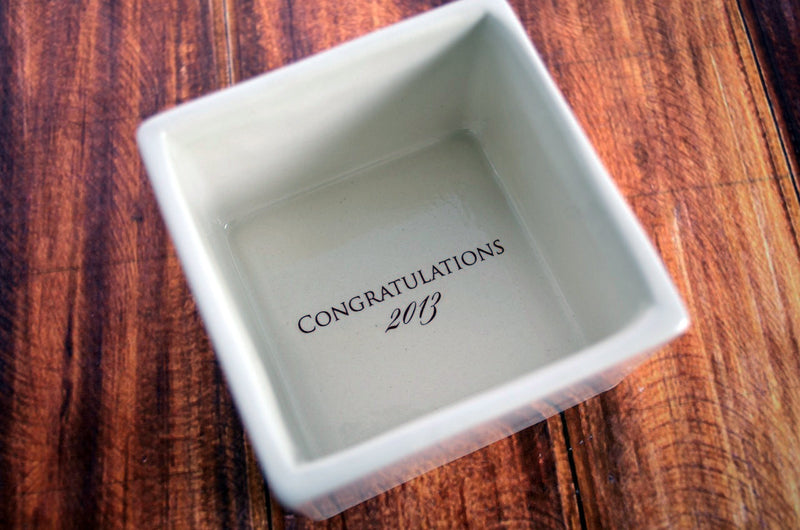 Graduation Gift, College Graduation Gift, High school Graduation Gift, 2024 Graduation Present - READY TO SHIP - Ceramic keepsake box