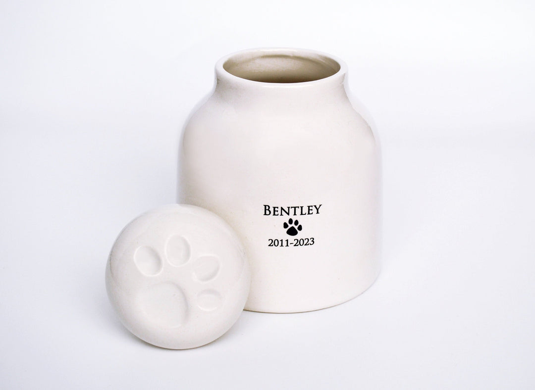 Personalized Pet Urn, for Dog or Cat  - Medium Size