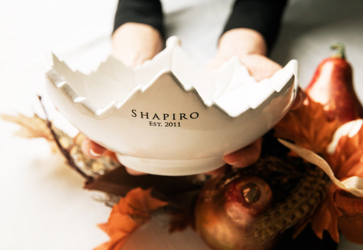 Personalized Ceramic Serving Bowl, 8" Dia.