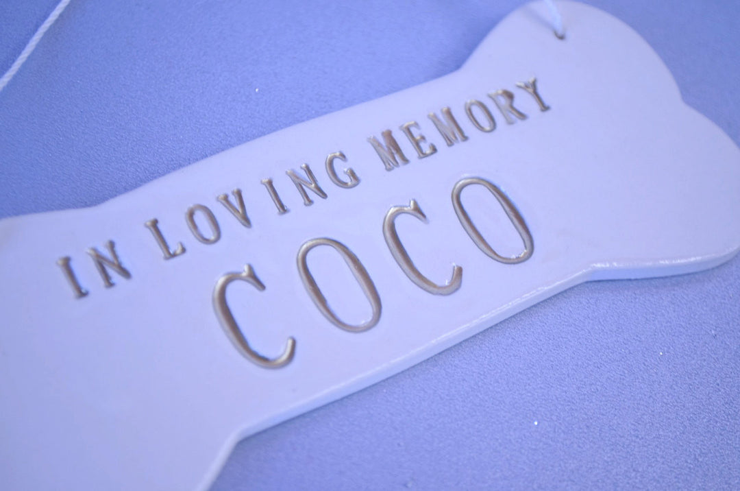 Pet "In Loving Memory" Ornament - Personalized with Name - Gift Packaged
