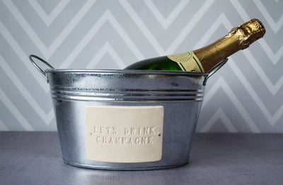Let's Drink Champagne - Champagne Bucket - Wedding Gift
