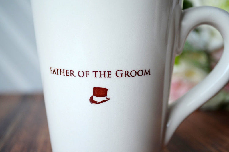 Mother of the Bride or Groom Gift, Father of the Bride or Groom Gift, Parent Wedding Gift - Individual or Set of Coffee Mugs