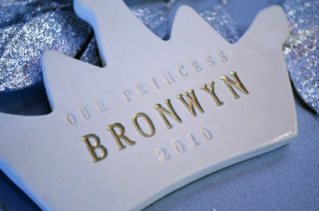 Personalized Baby Girl's First Christmas Ornament - Our Princess